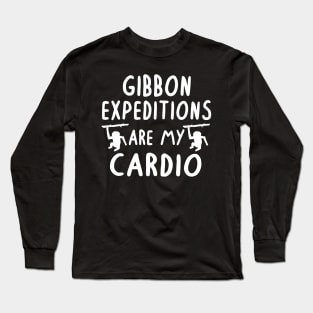 Gibbon expedition pirate monkey environmental protection Long Sleeve T-Shirt